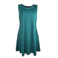 thumbnail image 2 of LEZMORE Women Summer Casual Swing T-Shirt Dresses Beach Cover up Loose Dress (US 4-22), 2 of 7