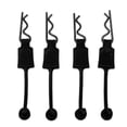 thumbnail image 3 of RC Corps Clips Broches, 4Pcs 1/10 RC Corps de Voiture Clips R Broches Universelle RC Voiture Coquille Loquet Clip Modèle de Remplacement Voiture Coquille Accessoire RC Pièce de Rechange, 3 of 8