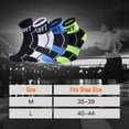 thumbnail image 4 of Socks Reflective Cycle Socks High-Visibility Breathable Athletic Socks Bike Riding Running Socks for Men and Women, 4 of 7