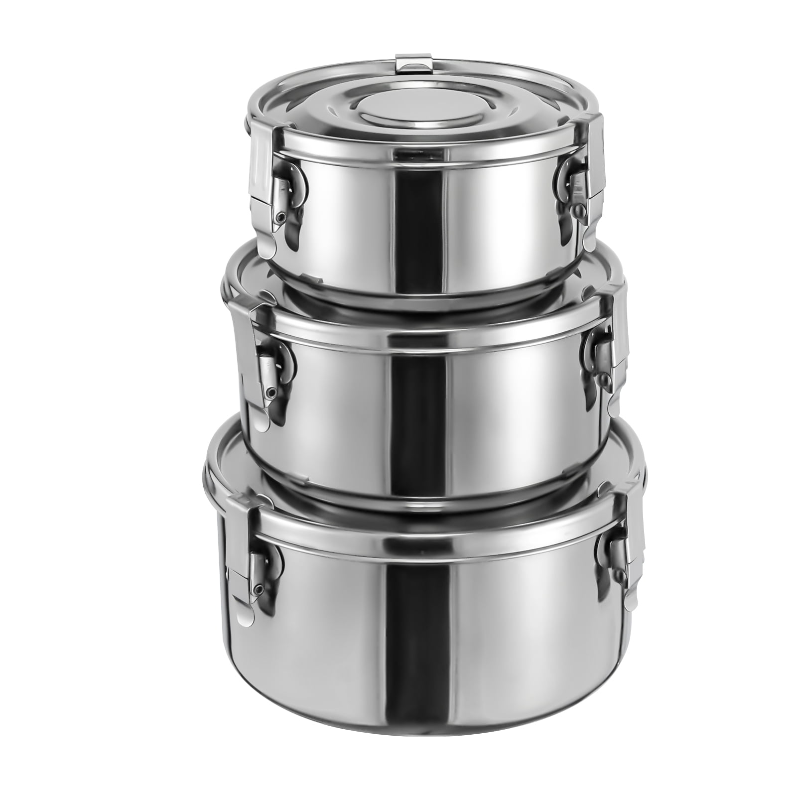 Peakora Premium Stainless Steel Food Storage Containers 304 Grade the Original Leak-Proof Airtight, Smell-Proof - Perfect for Camping Trips Lunches Leftovers Soups Salads