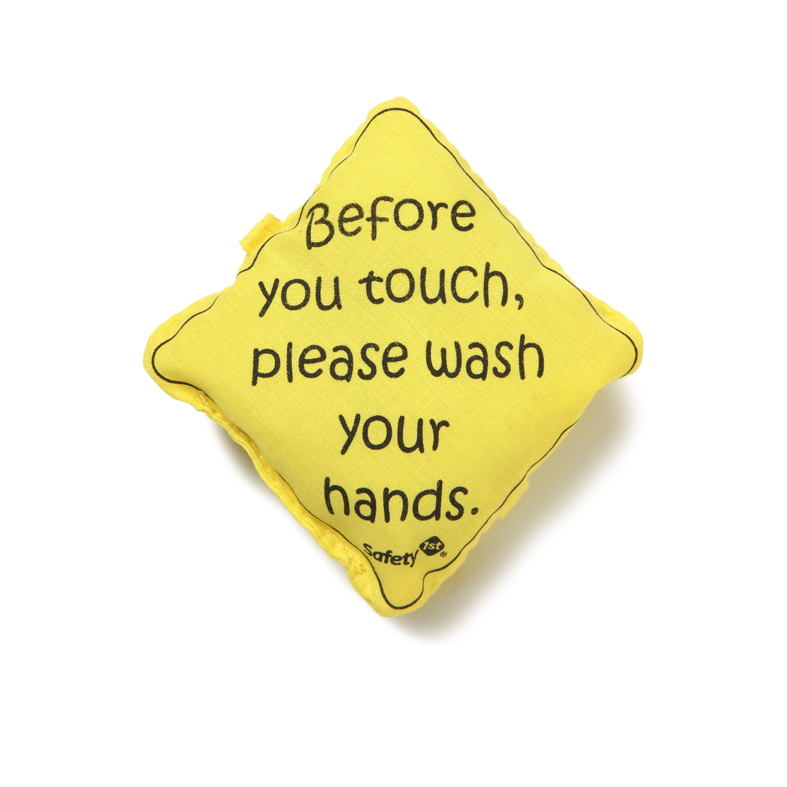 Safety 1st No Germs on Board Sign - yellow