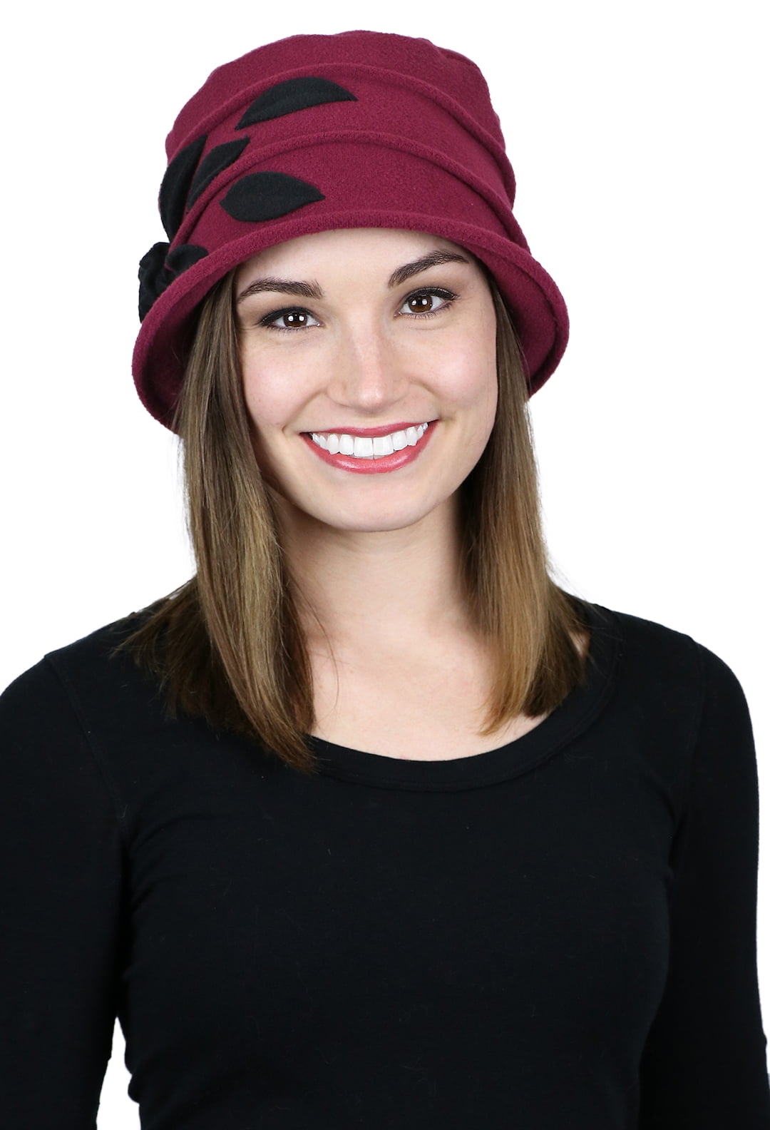 Dames accessoires Fleece Hats For Women Cloche Cancer Headwear Chemo