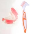thumbnail image 4 of ACDANC 2026 New 3Pcs/Set Denture Cleaning Brush Portable Cleaning Brush False Teeth Brushes for Denture Care Denture Cleaner with Multi-Layered Soft Bristles and Dual Angled, 4 of 7