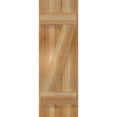 thumbnail image 5 of 10 3/4"W X 32"H Timbercraft Two 5 3/8" Boards Joined Board-N-Batten Shutters W/Z-Bar, Rough Sawn Western Red Cedar (Per Pair), 5 of 13