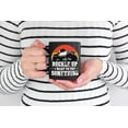 thumbnail image 2 of Retro Buckle Up, I Want to Try Something - Offroad Adventure Car Driver, Black 11oz Ceramic Mug, 2 of 5