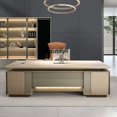 thumbnail image 4 of Boss Desk Office Desk Simple Modern Manager President Office Desk and Chair Combination Executive Desk High-End Office Furniture My Lux Decor Round, 4 of 7