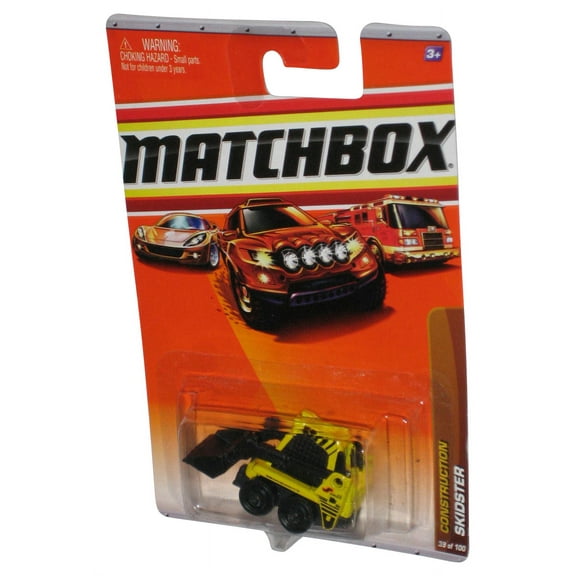 Matchbox Construction (2009) Yellow Skidster Toy 39/100