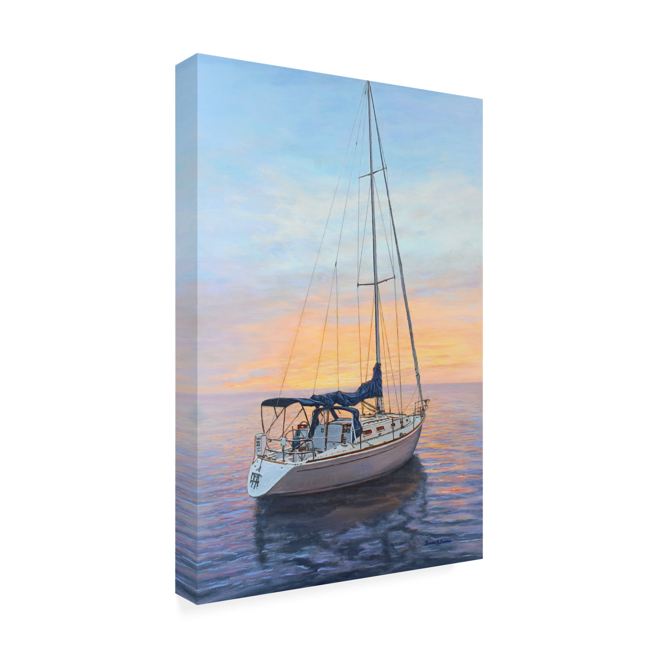 Canvas Wall Art - Bruce Dumas 'Solitude' Wall Art for Living Room, Bedroom, or Office Décor by Trademark Fine Art - 30 x 47 Inches