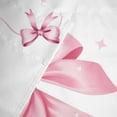 thumbnail image 6 of Cute Pink Bow Valances for Windows Pink Ribbon Day Mother's Day Valentine's Day Rod Pocket Curtain Valance Window Treatment Short Curtains for Kitchen Living Room, 42"x12", 6 of 9