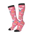 thumbnail image 2 of Bingfone Compression Socks For Women And Men Long Socks For Running Athletic Cycling Nurse-Yoga Unicorn, 2 of 9