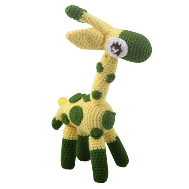 veasfak Crochet for Kids Knitting 3D Animal Giraffe Stuffed Toy