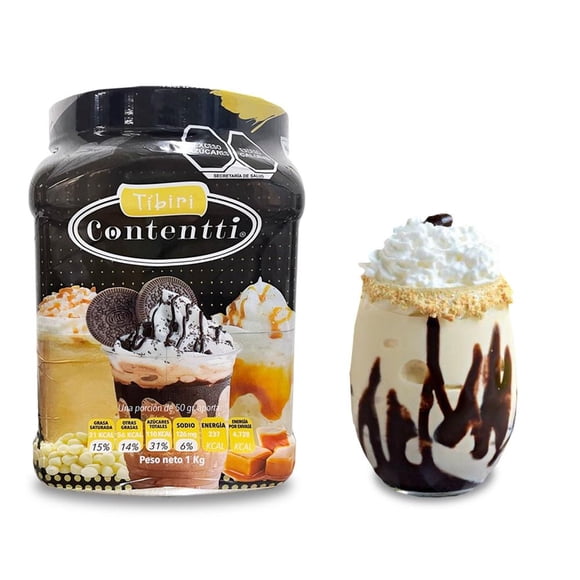 Polvo para Frappucchino Tíbiri Contentti Vainilla 1 Kg