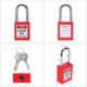 thumbnail image 2 of Estación de Etiquetado y Bloqueo con 10 Candados de Seguridad con Diferentes Llaves, 2 Cerrojos y 10 Etiquetas de Bloqueo, Estante para Cerraduras de Hierro, 2 of 5