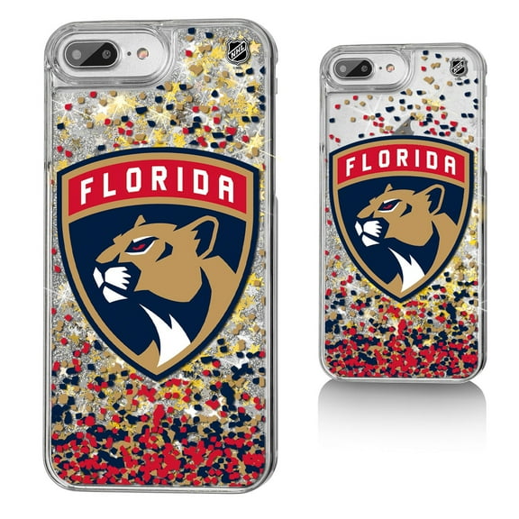 Florida Panthers iPhone Confetti Glitter Case