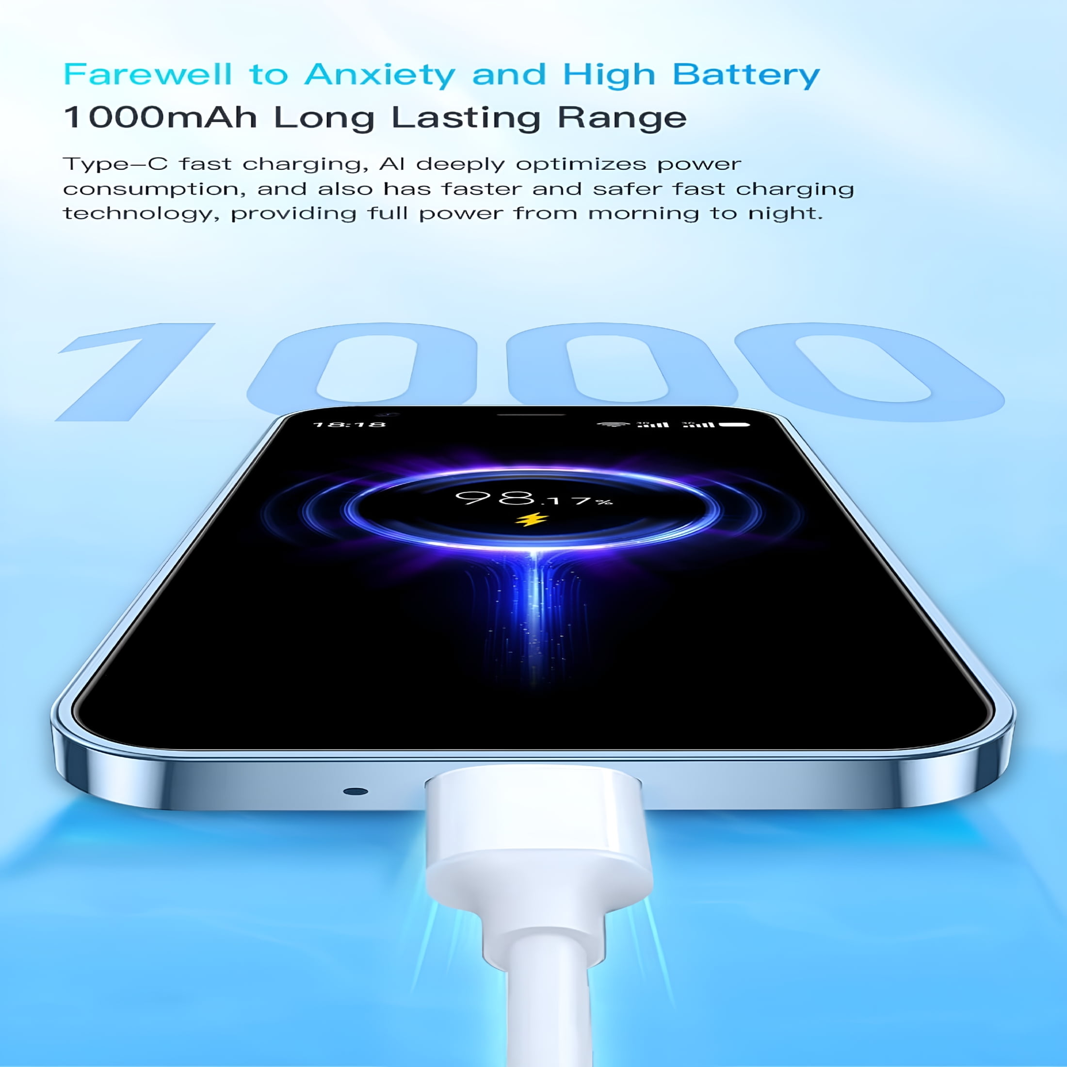 GJX 2026 New Mini Phone for Kids-3" Android 8.1 with Parental Controls,Face Id,Dual Sim,Includes Case -Tiny Phone Small Unlocked Cell Phone-Perfect Gift (Black)