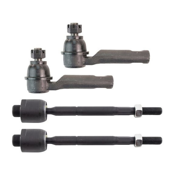 Front Inner and Outer Tie Rod End Set 4 Piece - Compatible with 2010 - 2022 Toyota 4Runner 2011 2012 2013 2014 2015 2016 2017 2018 2019 2020 2021