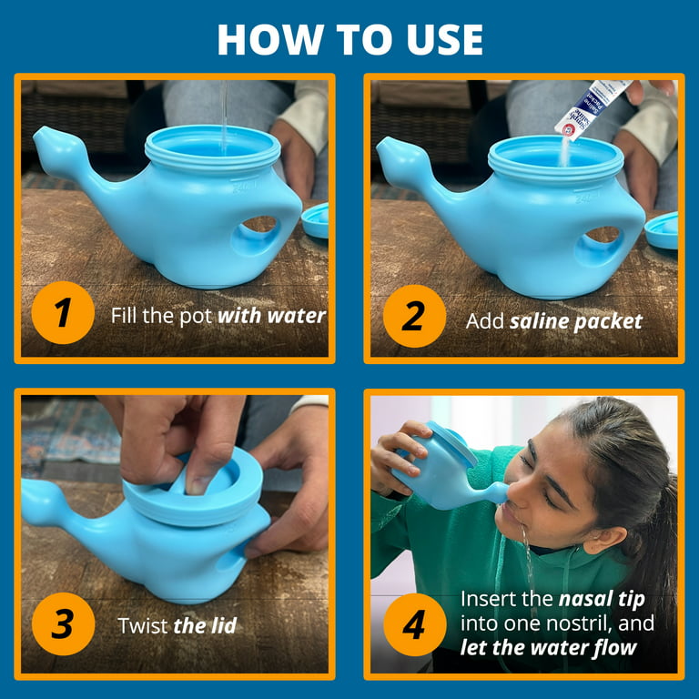 How to use a neti pot at home