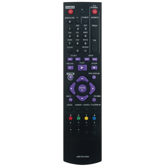 New AKB73215304 Remote Control for LG Blu-Ray Disc Player System A1