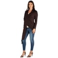 thumbnail image 3 of Maternity Long Open Front Cascading Cardigan, 3 of 5