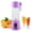 Purple, variant on Portable Mini Blender,Smoothie Blender-Two Blades, Mini Travel Personal Blender with USB Rechargeable Batteries,Household Fruit Mixer,Detachable Cup,USB Juicer Cup(Blue)