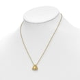 thumbnail image 6 of 14k Two Tone Gold Satin Triangle Necklace, 6 of 7