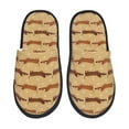 thumbnail image 1 of Fotbe Dachshund Dog Puppy Pantuflas Peludas para Mujer con Estampado, Zapatillas de Peluche, Zapatos de Invierno para Casa, Uso Interior y Exterior-Medium, 1 of 8
