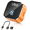 Orange, variant on 2-in-1 Wireless CarPlay Adapter & Android Auto Adapter, Wired to Wireless, Plug & Play Mini USB Adapter, Fast & Stable for iPhone & Android(Orange)