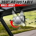 thumbnail image 4 of A & UTV PRO Rear & Side Mirrors Kit for 2016-2024 Can-Am Defender,Replace OEM #715002459,NOT for Full Doors, 4 of 9