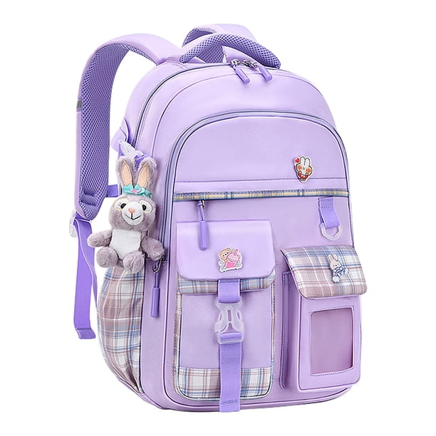 Mochila escolar para niñas, bolso escolar para niñas, mochilas impermeables de uso diario con diseño ergonómico, mochila informal de moda, mochila para adolescentes para la escuela o para viajar.
