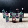 thumbnail image 3 of Clearance Sale!!! Natural Good Luck Stone Rainbow Striped Crystal Fluorite Quartz,Fluorite Crysta Eliminate The Negative Energy Wand Stone for Healing Home Decor, 3 of 6