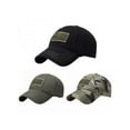 thumbnail image 3 of Low Profile Baseball Cap Olive Drab American Flag Embroidered US Flag Hat, 3 of 3