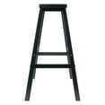 thumbnail image 3 of Winsome Satori Saddle Seat Bar Stool, 29", Black Finish, 3 of 8