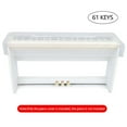 thumbnail image 1 of Transparent Grind Arenaceous Piano Cover Digital Piano Keyboard Dustproof and Waterproof Cover, 1 of 7