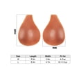 thumbnail image 5 of Luxtrada Women Sticky Bra Silicone Adhesive Bra Invisible Bras for Backless Strapless Dress Nippless Covers Push Up Bra (Skin,L), 5 of 10