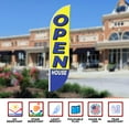 thumbnail image 4 of Open House 1 Sign feather flag for Outdoor by Mavis Printing | 11.5 FEET Long Polyester Outdoor Banner Flag for Easy Hang | HD Print Swooper I Flag Only to Advertise Real Estate Business I Flag Only, 4 of 5