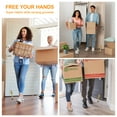 thumbnail image 3 of Huryfox Door Stops - 2-Pack Heavy Duty Door Stops, Non-Slip Rubber, Door Brackets for Bottom of Doors（Gold）, 3 of 10