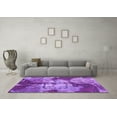 thumbnail image 3 of Ahgly Company Indoor Square Abstract Purple Modern Area Rugs, 3' Square, 3 of 4