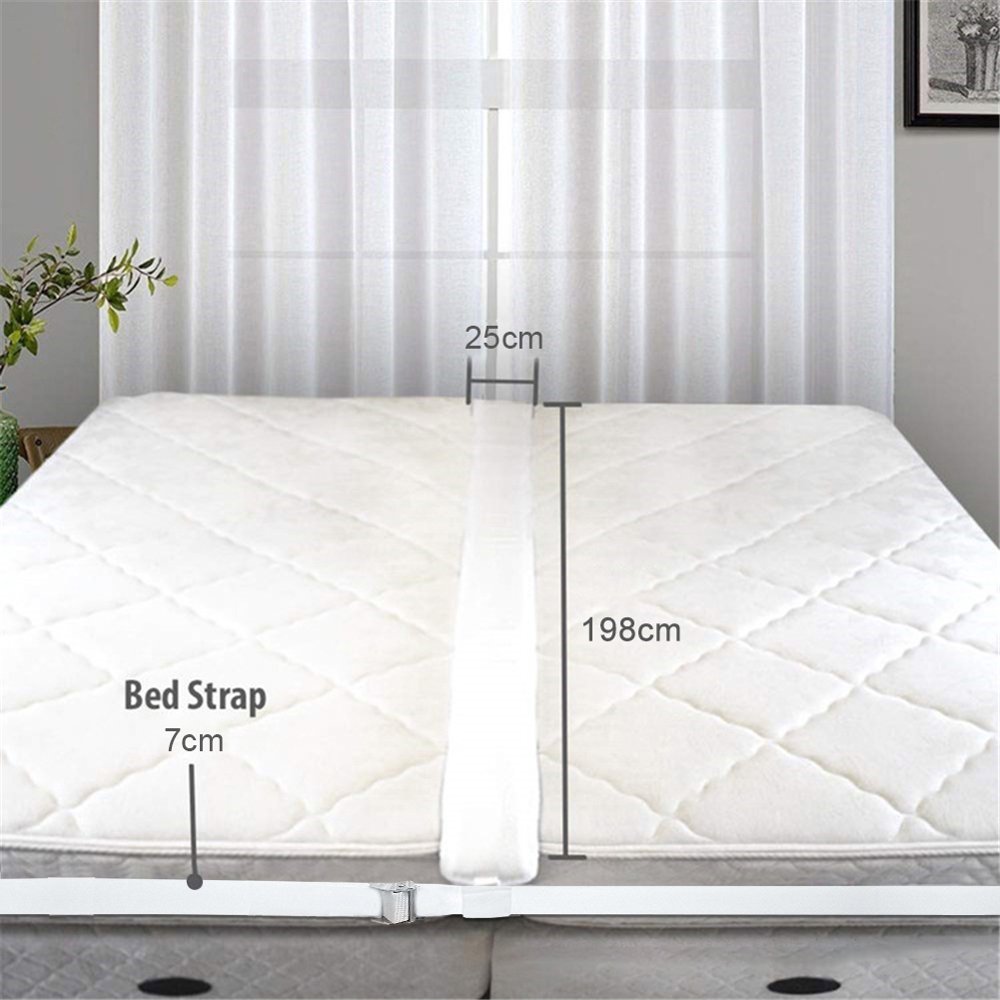 Bed Bridge Twin to King Converter Kit Bed Gap Filler with Connector Strap Mattress Extender Set