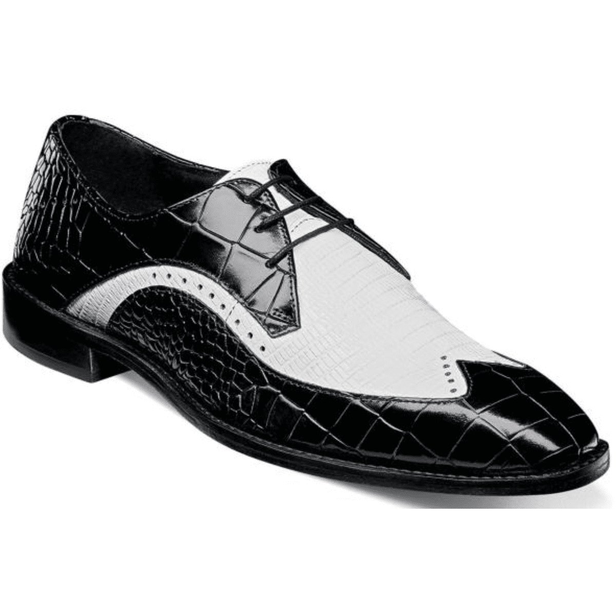 stacy adams shoes black and white