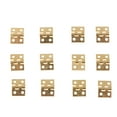 thumbnail image 2 of 12x Jewelry Dollhouse Window Hinge Mini Small Jewelry Chest Box Hinges New Gold, 2 of 8