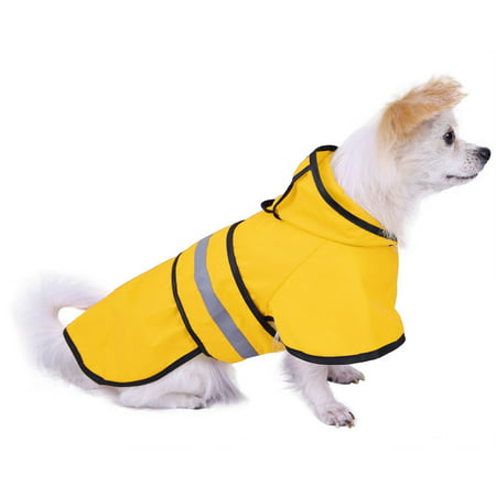 HDE Dog Raincoat Hooded Slicker Poncho for Small to X-Large Dogs and
