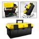 thumbnail image 5 of Caja de herramientas portátil con compartimento organizador de piezas para trabajadores de la construcción del hogar 12 pulgadas, 5 of 9
