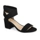 thumbnail image 1 of Zapato sandalia mujer negro tacón Gamuza Castalia 6 213-45, 1 of 1