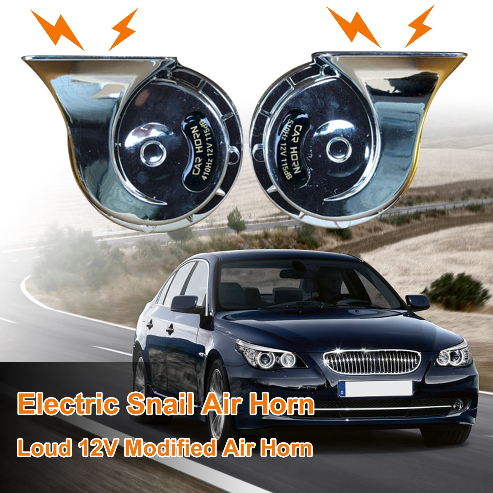 XWQ Electric Snail Air Horn Super Loud 12V Modified Air Horn