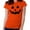 Orange - Jack O' Lantern, variant on Tstars Jack O' Lantern Face Shirt Halloween Pumpkin Women's Tee Shirts Medium Orange