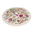 thumbnail image 2 of Bingfone Christmas Tree Skirt Mat Christmas Decoration Interior -Ice Cream, 2 of 8