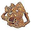 thumbnail image 4 of Fish Tank Gold Mountain Simulation Resin Aquarium Treasure Mountain Hideouts Decoration, 4 of 5