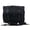 Black, variant on ISMART Leather Motorcycle Waterproof Saddlebag, Canvas Laptop Bag with Leather Strap