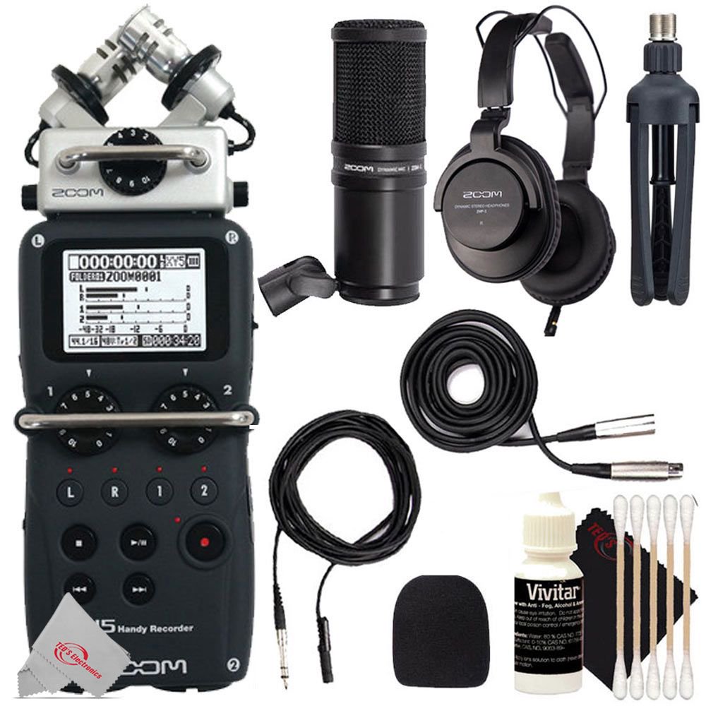 Zoom H5 4Input / 4Track Handy Recorder Interchangeable X/Y Mic
