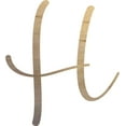 thumbnail image 1 of Unfinshed Wooden Craft Letter H, Blank Wood 20'' Tall Alphabet A-Z Letter, Buttey Honey Font, 1 of 3